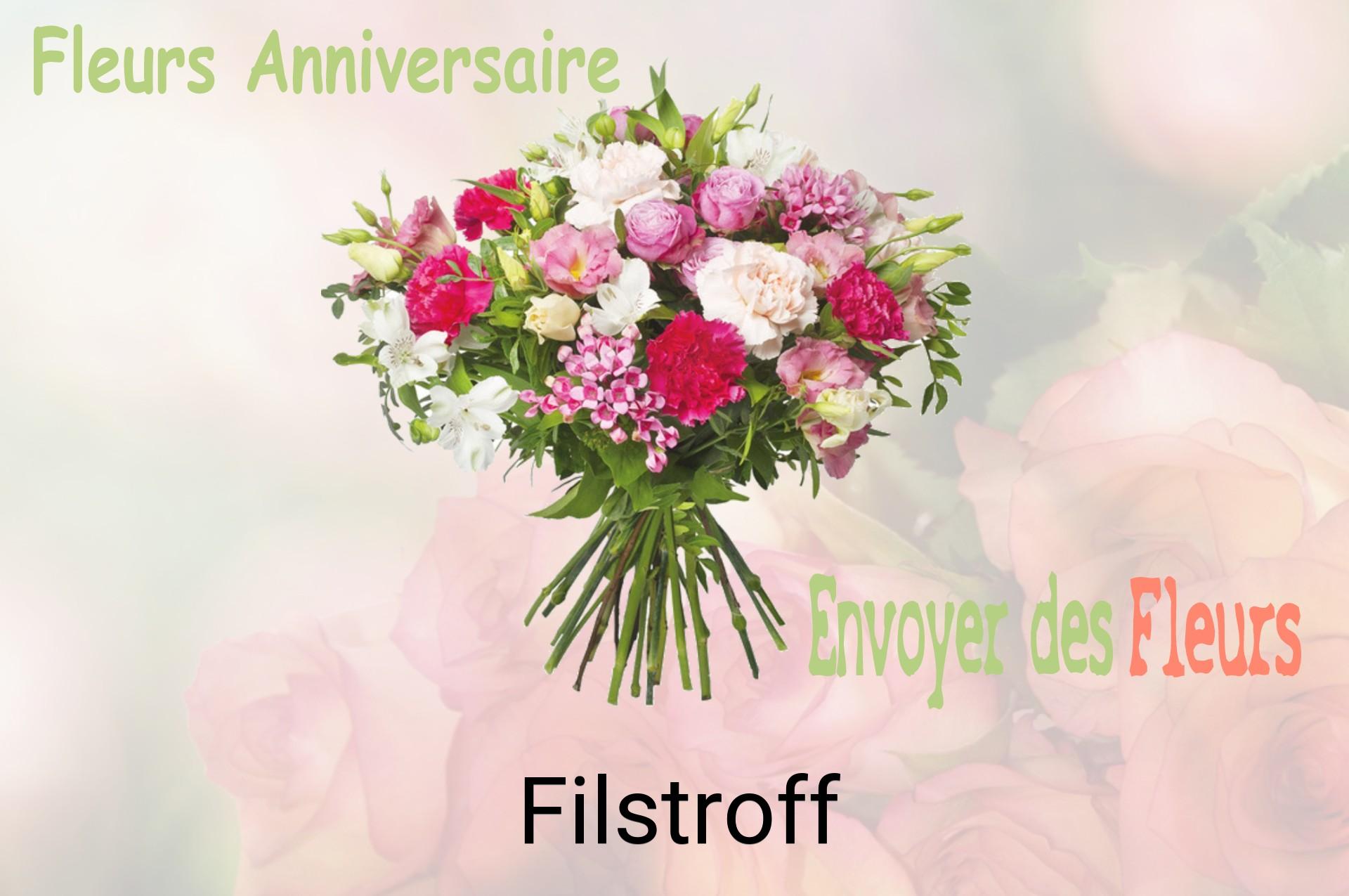 Bouquet de fleurs d’anniversaire livré à Filstroff