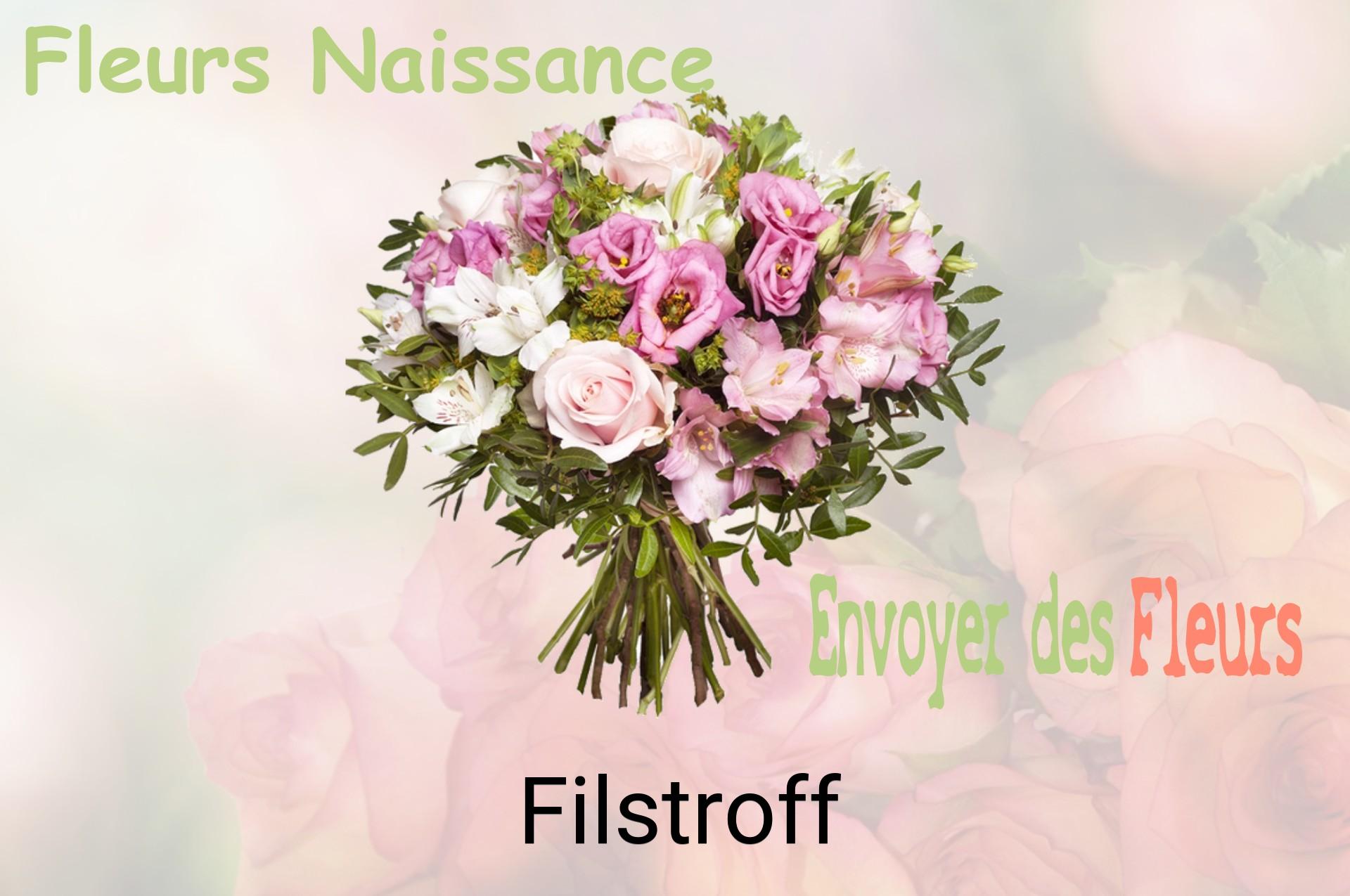 Bouquet de fleurs de naissance livré à Filstroff